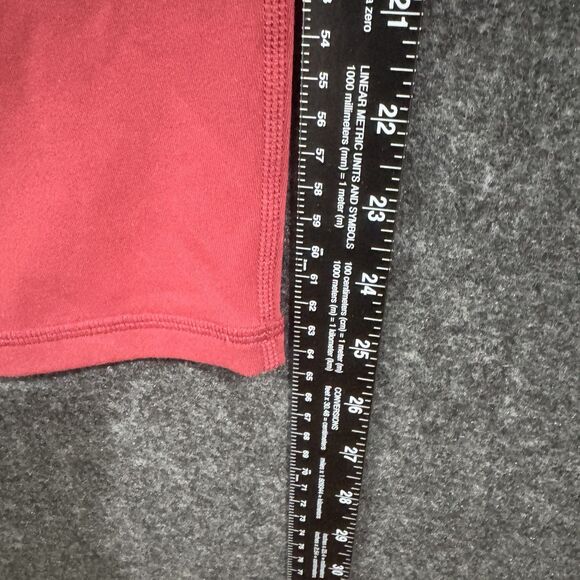 prAna Leggings Women's XL Extra Large Red High Rise Yoga Pants Stretch Athletic - Picture 6 of 10